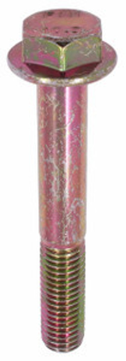 M10-1.5 x 75 Flange Bolt Din 6921, Grade 10.9, Zinc Yellow ((Box of 300))