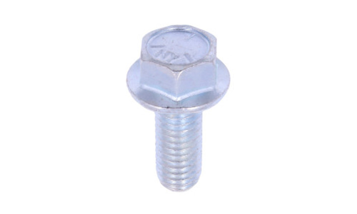 1/4"-20 x 2" Non-Serrated Flange Bolt, Grade 5, Zinc Clear ((Box of 1000))