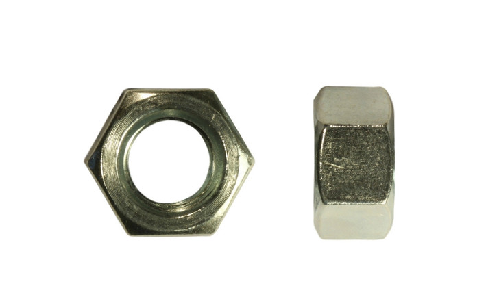 Hex Nut, Zinc Plated, Grade 2, Finished (Choose Size/Qty)