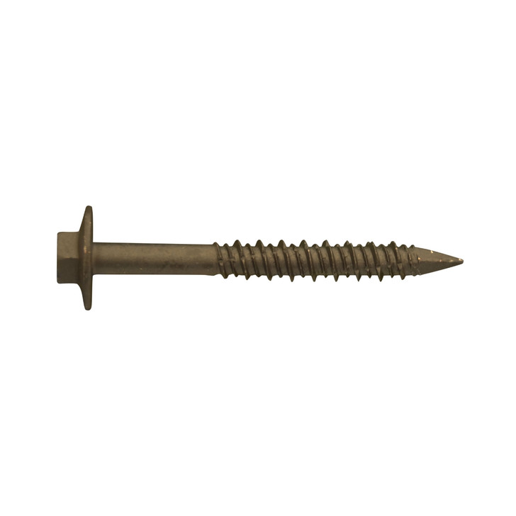 1/4 X 2-1/4 HEX FLANGE CONCRETE SCREWS DAGGER-GUARD BRONZE  (Box of 1000)