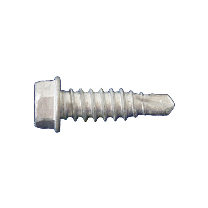 1/4-14 X 7/8 HEX WASHER HEAD SELF DRILL SCREWS #1 STITCH DAGGER-GUARD (Box of 4000)