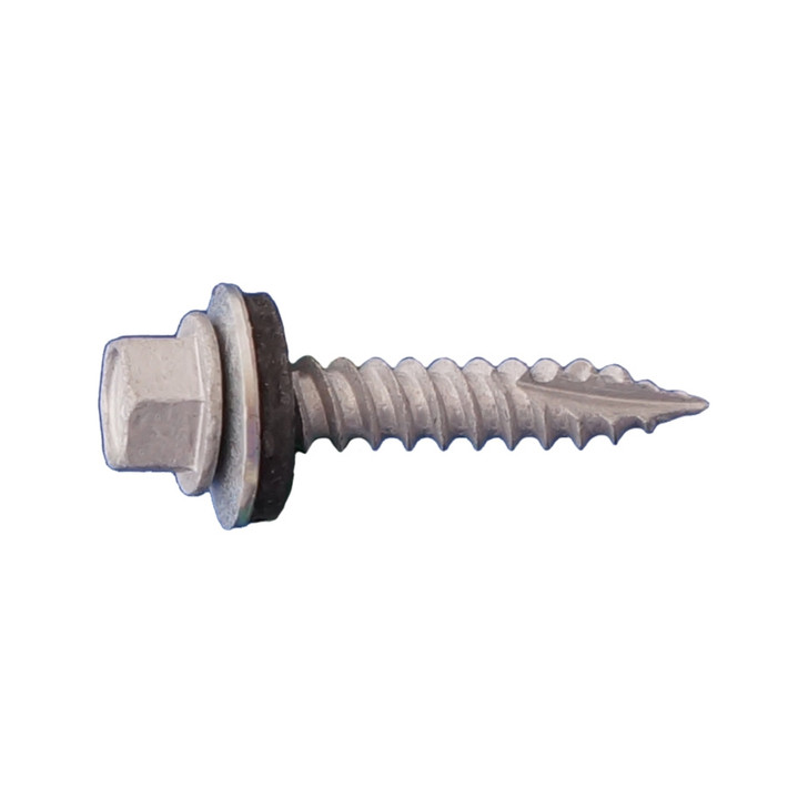 14 X 2 HEX WASHER HEAD TYPE 17 SCREWS W/BONDED WASHER DAGGER-GUARD (Box of 1000)