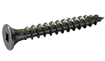 #8 x 2-1/4" 18-8 Stainless Steel Deck Screw, Bugle Head, Square Drive, Type 17 Point (Box of 1,000)