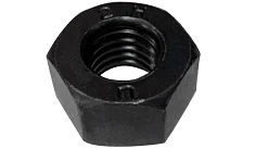 5/8"-11 Heavy Hex Structural Nut, A194 2H, Steel, Plain, Domestic (Box of 225)