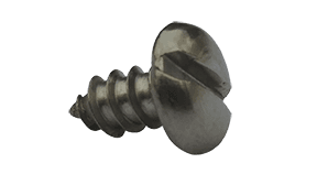 #6-20 x 5/16" Slotted Pan Head Sheet Metal Screw, Type AB, 18-8 Stainless Steel (Box of 5,000)