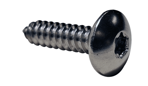 1/4"-14 x 1-1/2" Torx Truss Head Sheet Metal Screw, Type AB, 18-8 Stainless Steel (Box of 1,000)