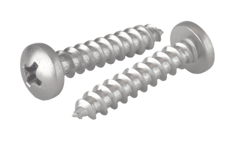 #8-15 x 3/4" Phillips Pan Head Sheet Metal Screw, Type A, 410 Stainless Steel (Box of 4,000)