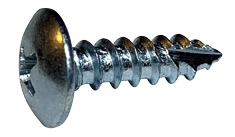 #8-15 x 3/4" Phillips Truss Head Sheet Metal Screw, Type A (Type 17 Point), Steel, Zinc Plated (Box of 8,000)