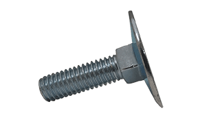 1/4"-20 x 2" Elevator Bolt Low Carbon Steel, Zinc Clear (Box of 400)