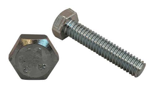 1/4"-20 x 3-1/4" Hex Tap Bolt A307 A, Zinc - FT (Box of 400)