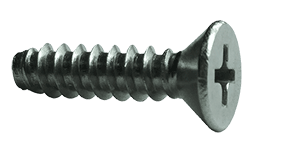 #10-16 x 1-1/4" Phillips Flat Head Sheet Metal Screw, Type B, 18-8 Stainless Steel (Box of 3,000)