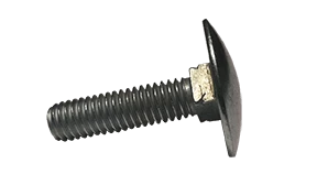 3/8"-16 x 1" Step Bolt Low Carbon Steel, Zinc Clear (Box of 200)