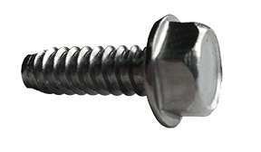 #10-16 x 5/8" Unslotted Hex Washer Head Sheet Metal Screw, Type B, 18-8 Stainless Steel (Box of 2,500)