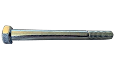 1/4"-20 x 1-1/4" Hex Cap Screw, Grade 2, Zinc Clear (Box of 1,900)
