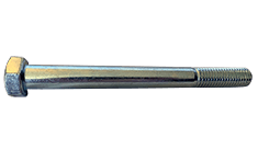 5/16"-18 x 3" Hex Cap Screw, Grade 2, Zinc Clear (Box of 500)