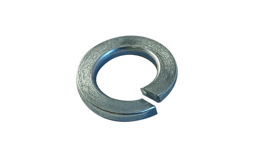 M12 Split Lock Washer Din 127B, Steel, Zinc Clear (Box of 2,000)