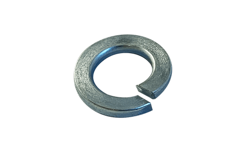 M4 Split Lock Washer Din 127B, Steel, Zinc Clear (Box of 15,000)