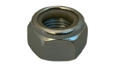 M12-1.75 Din 985 Nylon Insert Lock Nut, Class 8, Steel, Zinc Clear (Box of 300)