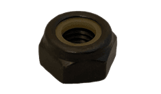 M6-1.00 Din 985 Nylon Insert Lock Nut, Class 8, Steel, Black Oxide (Box of 1,500)
