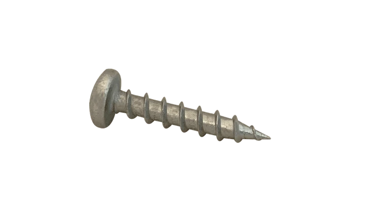 #6-13 x 7/8" Phillips Pan Head Deep Thread Cabinet Screw, Steel, Zinc Clear - FT (Box of 8,000)