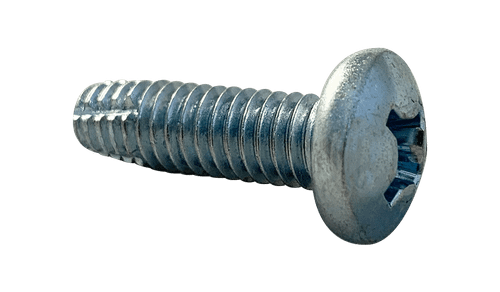 #8-32 x 1/4" Pan Head Phillips Thread Cutting Screw Type F, Steel Zinc Clear (Box of 10,000)