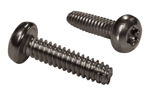 #10-32 x 1/2" Pan Head Torx (6-Lobe) Thread Cutting Screw Type F, 410 SS (Box of 4,000)