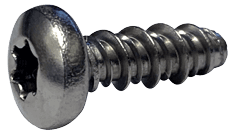#4-24 x 1/4" Torx Pan Head Sheet Metal Screw, High-Low Thread, 18-8 Stainless Steel #3 Head (Box of 5,000)