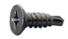 #6-20 x 1-1/4" Flat Head Phillips Tek Screw #2 Point, 18-8 SS (Box of 5,000)