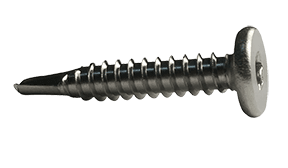 #10-16 x 3/4" Pancake Head Torx (6-Lobe) Tek Screw #3 Point, 18-8 SS (Box of 800)