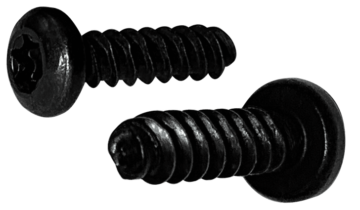 #2-28 x 5/8" Pan Head Torx (6-Lobe) Thread Rolling Screw, Steel Black Oxide & Wax (Box of 10,000)