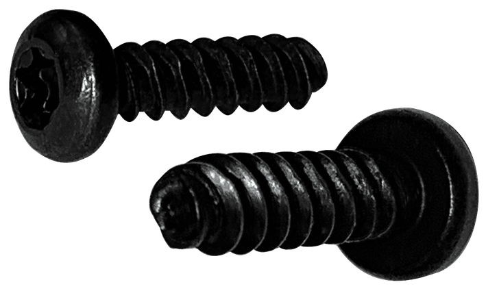 #2-28 x 1/4" Pan Head Torx (6-Lobe) Thread Rolling Screw, Steel Zinc Black & Wax (Box of 10,000)