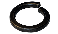 M4 Hi-Collar Split Lock Washer Din 7980, Steel, Thermal Black Oxide (Box of 10,000)