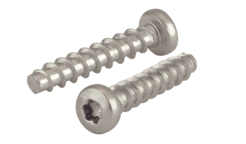 M3-1.5 x 10mm Pan Head Torx (6-Lobe) Thread Rolling Screw, 18-8 SS Passivated & Waxed (Box of 4,000)