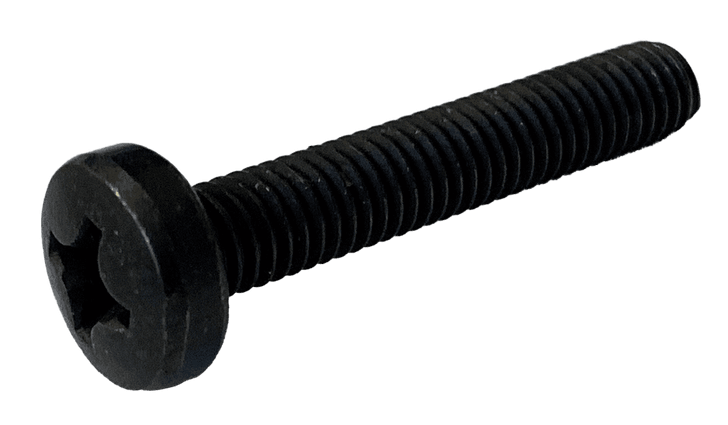 #3-48 x 1/4" Phillips Drive Pan Head Machine Screw, Steel, Zinc Black - FT (Box of 10,000)