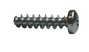 M2.2-.98 x 14 Pan Head Torx (6-Lobe) Thread Rolling Screw, Steel Zinc Clear (Box of 5,000)
