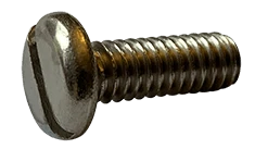 #0-80 x 3/16" Slotted Drive Pan Head Machine Screw, 18-8 Stainless Steel - FT (Box of 5,000)