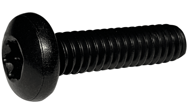 #2-56 x 5/16" Torx Drive Pan Head Machine Screw, 18-8 Stainless Steel, Black Oxide - FT (Box of 5,000)
