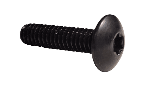 #10-24 x 1/2" Torx Drive Truss Head Machine Screw, Steel, Black Oxide - FT (Box of 7,000)
