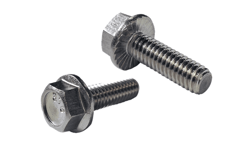 1/4"-20 x 3/4" Serrated Flange Bolt, 316 Stainless Steel (Box of 1,000)