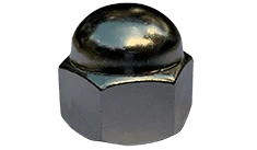 #6-32 Low Crown Acorn (Cap) Nut, 18-8 Stainless Steel (Box of 500)