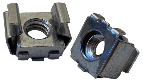 1/4-20 093-126 Cage Nut, Steel, Zinc Clear (Box of 1,000)