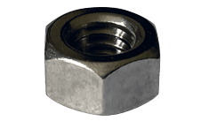 1-1/4"-7 Finished Hex Nut, 316 Stainless Steel, Plain (Box of 20)