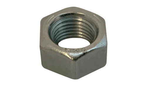 7/8"-14 Finished Hex Nut, Grade 5, Steel, Zinc Clear (Box of 200)
