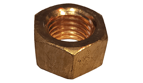 3/4"-10 Finished Hex Nut, Silicon Bronze (Box of 20)