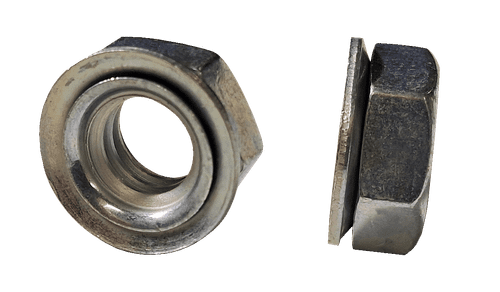 #10-32 Keps Lock Nut, Conical Washer, Low Carbon Steel, Zinc Clear (Box of 5,000)