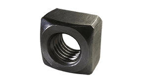 3/4"-10 Heavy Square Nut, Low Carbon Steel, Plain (Box of 100)