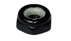 #4-40 NTM Nylon Insert Lock Nut, 18-8 Stainless Steel, Black Oxide (Box of 2,000)