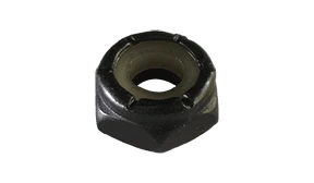 #6-32 Thin Nylon Insert Lock Nut, Low Carbon Steel, Black Oxide (Box of 4,000)