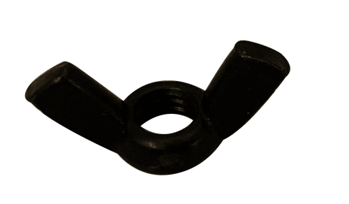 3/8"-16 Cold Forged Wing Nut, Low Carbon Steel, Black Oxide (Box of 1,000)