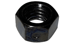 3/8"-16 Two-Way Reversible All Metal Hex Lock Nut, Steel, Zinc Black & Wax (Box of 1,000)